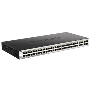 D-Link DGS-1210-52 52-Port Gigabit L2+ Managed Switch, 48 Gigabit ports and 4 combo SFP ports